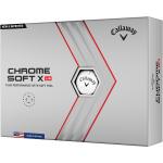 Callaway Chrome Soft X LS Golfbälle, white