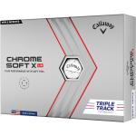 Callaway Chrome Soft X LS Triple Track Golfbälle, white