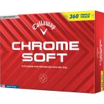 Callaway Chrome Soft 360 Triple Track Golfbälle, gelb