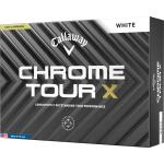 Callaway Chrome Tour X Golfbälle, weiß