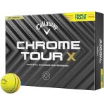 Callaway Chrome Tour X Triple Track Golfbälle, gelb