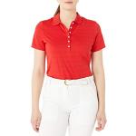 Kurzärmelige Callaway Kurzarm-Poloshirts aus Mesh für Damen Größe L 