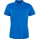 Blaue Kurzärmelige Callaway Kurzarm-Poloshirts aus Polyester für Damen 