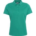 Grüne Kurzärmelige Callaway Kurzarm-Poloshirts aus Polyester für Damen 