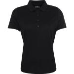 Schwarze Kurzärmelige Callaway Kurzarm-Poloshirts aus Polyester für Damen Größe S 