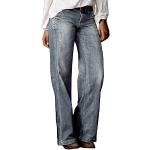Hellblaue Vintage Ripped Jeans & Zerrissene Jeans aus Denim für Damen Übergrößen Große Größen 