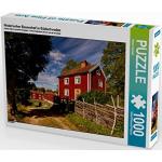 1000 Teile Calvendo Bauernhof Fotopuzzles mit Schweden-Motiv 