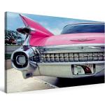 Pinke Calvendo Cadillac Bilder & Wandbilder mit USA-Motiv aus Holz Querformat 50x75 
