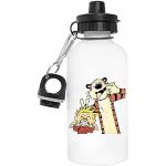 Calvin And Hobbes Wiederverwendbar Weiß Aluminium Wasserflasche Reusable White Water Bottle