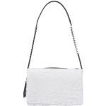 Reduzierte Weiße Unifarbene Calvin Klein CALVIN KLEIN 205W39NYC Lederhandtaschen mit Innentaschen für Damen Klein 