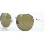 Calvin Klein 205W39NYC Sonnenbrille CK8052S 043 Silber Glanz Panto Steampunk M
