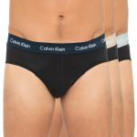 Reduzierte Schwarze Sexy Calvin Klein Herrenslips & Herrenpanties aus Baumwollmischung Größe XS 3-teilig 