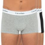 Reduzierte Graue Sportliche Calvin Klein Boxer-Briefs & Retropants aus Baumwollmischung enganliegend für Herren Größe XL 3-teilig 