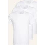 Weiße Calvin Klein T-Shirts aus Baumwolle für Herren Übergrößen 3-teilig 