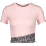 Pinke Calvin Klein T-Shirts für Damen Größe M 