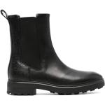 Schwarze Calvin Klein Ankle Boots & Klassische Stiefeletten aus Leder für Damen Größe 39 
