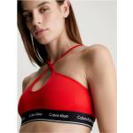 Rote Calvin Klein Bikini-Tops mit Kreuzträgern für Damen Größe XS 