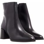 Reduzierte Schwarze Calvin Klein Ankle Boots & Klassische Stiefeletten aus Leder für Damen Größe 39 