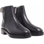 Reduzierte Schwarze Calvin Klein Ankle Boots & Klassische Stiefeletten aus Leder für Damen Größe 36 