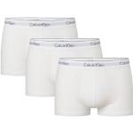 Reduzierte Weiße Unifarbene Calvin Klein Boxer-Briefs & Retropants aus Baumwolle für Herren Größe XXL 3-teilig 