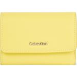 Gelbe Brieftaschen aus Leder für Damen klein 