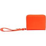 Orange Elegante Calvin Klein Brieftaschen mit Reißverschluss aus Kunstleder für Damen klein 