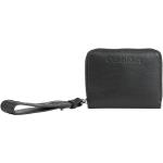 Schwarze Elegante Calvin Klein Brieftaschen mit Reißverschluss aus Kunstleder für Damen klein 