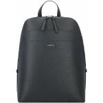Schwarze Calvin Klein Business Rucksäcke aus PU mit Laptopfach für Damen klein 