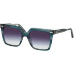 Blaue Calvin Klein CK Quadratische Sonnenbrillen mit Sehstärke aus Kunststoff für Damen 