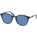Blaue Calvin Klein CK Runde Sonnenbrillen mit Sehstärke aus Kunststoff für Herren 
