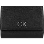 Schwarze Elegante Calvin Klein CK Damenportemonnaies & Damenwallets aus Kunstfaser mit RFID-Schutz klein 
