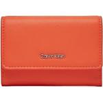 Orange Elegante Calvin Klein CK Damenportemonnaies & Damenwallets aus Kunstfaser mit RFID-Schutz klein 