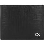 Schwarze Elegante Calvin Klein CK Herrenportemonnaies & Herrenwallets aus Leder mit RFID-Schutz klein 