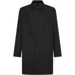 Reduzierte Schwarze Elegante Calvin Klein Wollmäntel aus Wolle für Herren Größe M für den für den Herbst 