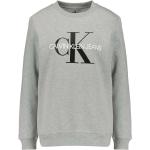 Hellgraue Calvin Klein Rundhals-Ausschnitt Damensweatshirts Größe M 