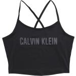 Schwarze Calvin Klein Crop-Tops & Bauchfreie Tops Cropped für Damen Größe M für den für den Sommer 