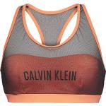 Korallenrote Calvin Klein Bikini-Tops für Damen Größe S 