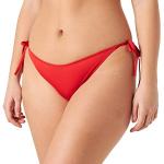 Reduzierte Rote Calvin Klein Bikinihosen zum Binden ohne Verschluss aus Polyester für Damen Größe M für den für den Winter 