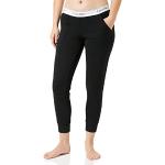 Calvin Klein Damen Jogginghose Bottom Pant Jogger Stretch, Schwarz (Black), M
