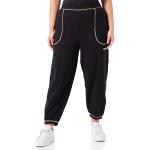 Calvin Klein Damen Jogginghose Sweatpants, Schwarz (Black/Sunny Lime), S