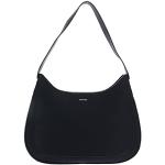 Reduzierte Schwarze Elegante Calvin Klein CK Hobo Bags mit Reißverschluss mit Innentaschen für Damen klein 