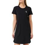 Schwarze Calvin Klein Damennachthemden aus Baumwolle Größe XS 