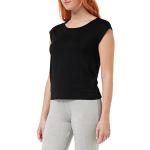 Reduzierte Schwarze Kurzärmelige Calvin Klein T-Shirts aus Baumwolle für Damen Größe S 