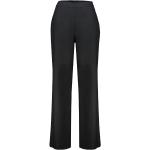 Schwarze Unifarbene Calvin Klein Leinenhosen für Damen Größe S 