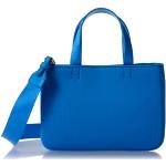 Himmelblaue Calvin Klein Mini Handtaschen mit Reißverschluss aus Neopren mit Innentaschen für Damen klein 