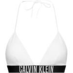 Reduzierte Weiße Calvin Klein Triangel-Tops ohne Verschluss gepolstert für Damen Größe XL 