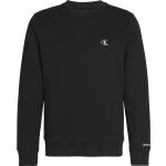 Schwarze Calvin Klein Rundhals-Ausschnitt Herrensweatshirts Größe M 