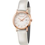 Calvin Klein Stahlarmbanduhren mit Mineralglas-Uhrenglas mit Lederarmband für Damen 