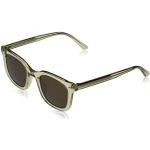 Beige Calvin Klein Eyewear Quadratische Sonnenbrillen polarisiert aus Kunststoff für Damen 