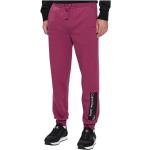 Calvin Klein, Fleece-Jogginghose - Gerader Schnitt Purple, Herren, Größe: S